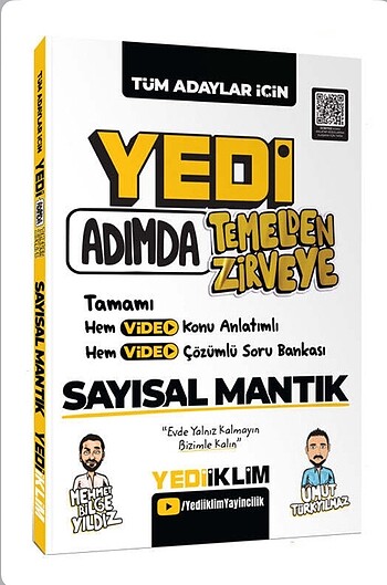 Yediiklim Yayınları Yedi Adımda Temelden Zirveye Sayısal Mantık 