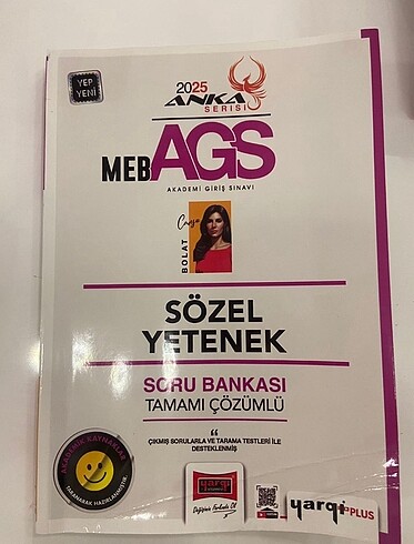  2025 MEB-AGS Anka Serisi Sözel Yetenek Tamamı Çözümlü Soru Banka