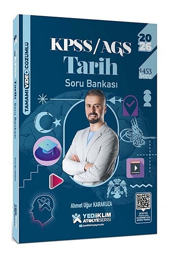 Yediiklim Yayınları 2026 KPSS AGS Genel Kültür Atölye Serisi Tar