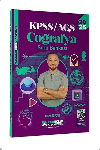 Yediiklim Yayınları 2026 KPSS AGS Atölye Serisi Genel Kültür Coğ