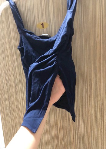 Trendyol & Milla Lacivert Keten Askılı Kadın Atlet
