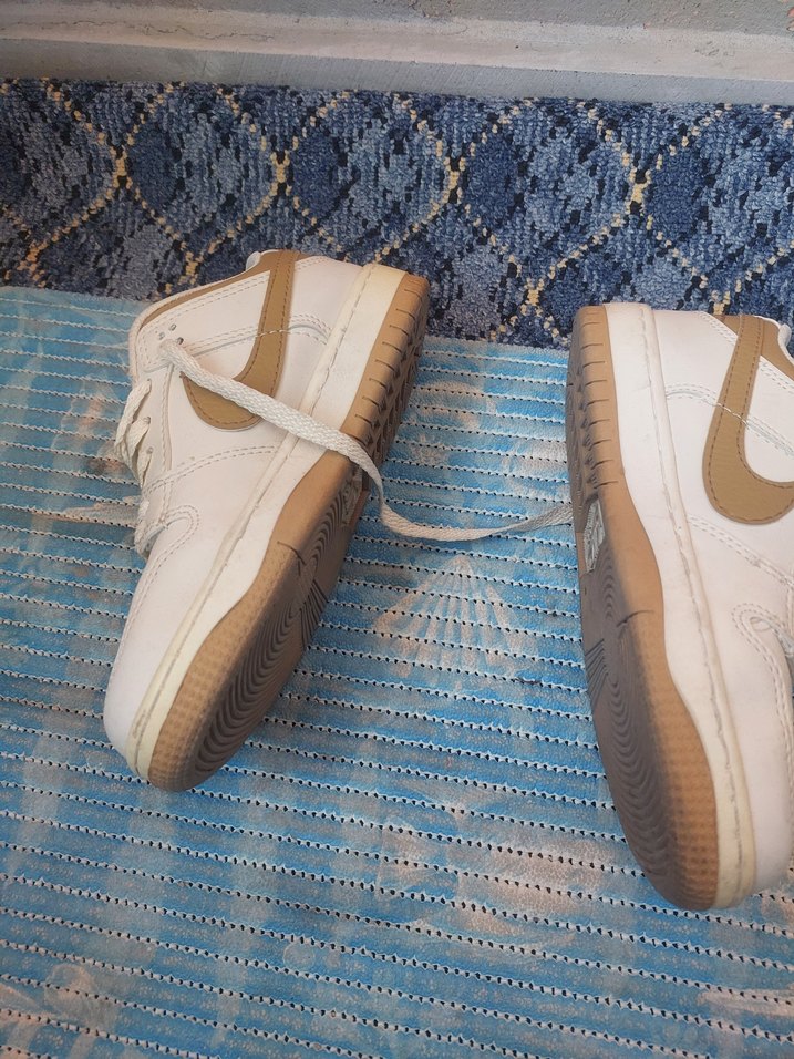 Beyaz Kadın Spor Ayakkabı Velcro Bantlı - Görsel 4