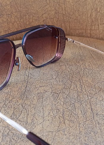 Kahverengi Güneş Gözlüğü kadın erkek kullanabilir - Görsel 6