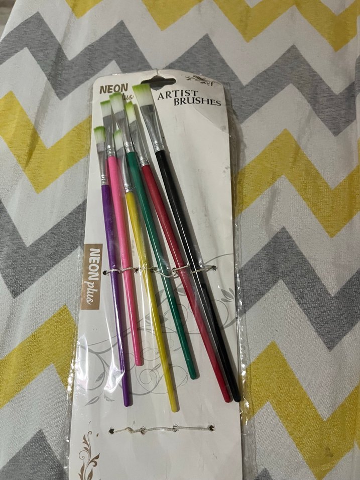 Neon Renkli Makyaj Fırça Seti - Görsel 2