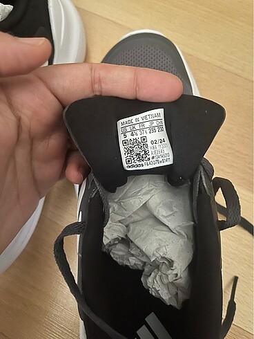 37,5 Beden gri Renk Adidas spor ayakkabı