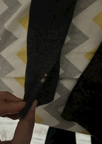 Gri Düğmeli Hamile Hırka - Görsel 6