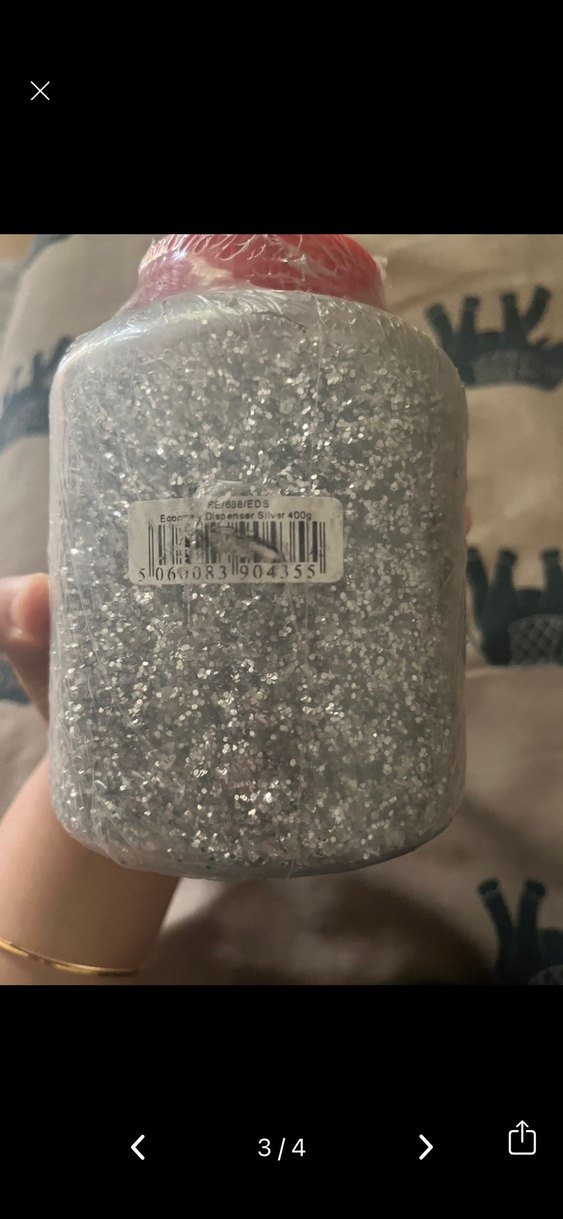 Gri Parlak Sim Kavanozu - Görsel 2