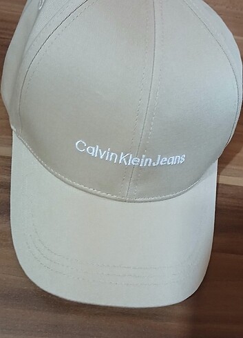 Calvin klein orijinal bej şapka