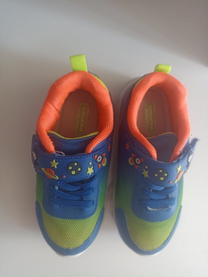 Erkek Çocuk Renkli Bağcıksız Spor Ayakkabı pepino marka - Görsel 4