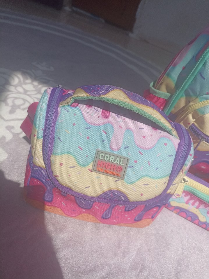 Coral Renkli Çocuk Okul Çantası Coral - Görsel 2