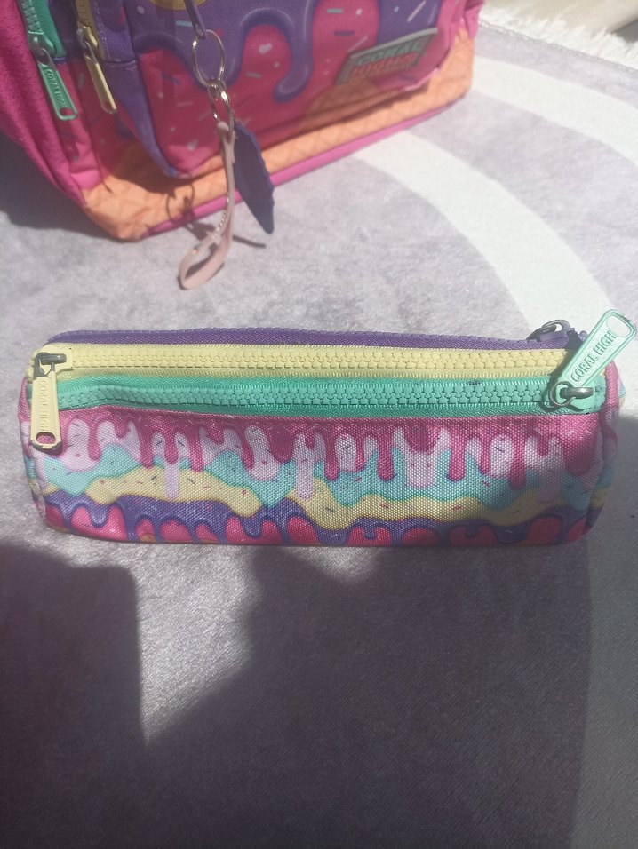 Coral Renkli Çocuk Okul Çantası Coral - Görsel 3