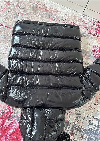 ErkekSiyah Kapüşonlu Fermuarlı Mont - Görsel 3