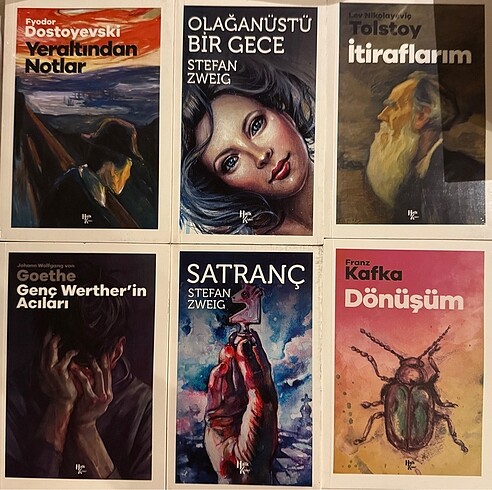 Dünya klasiği 6lı kitap seti