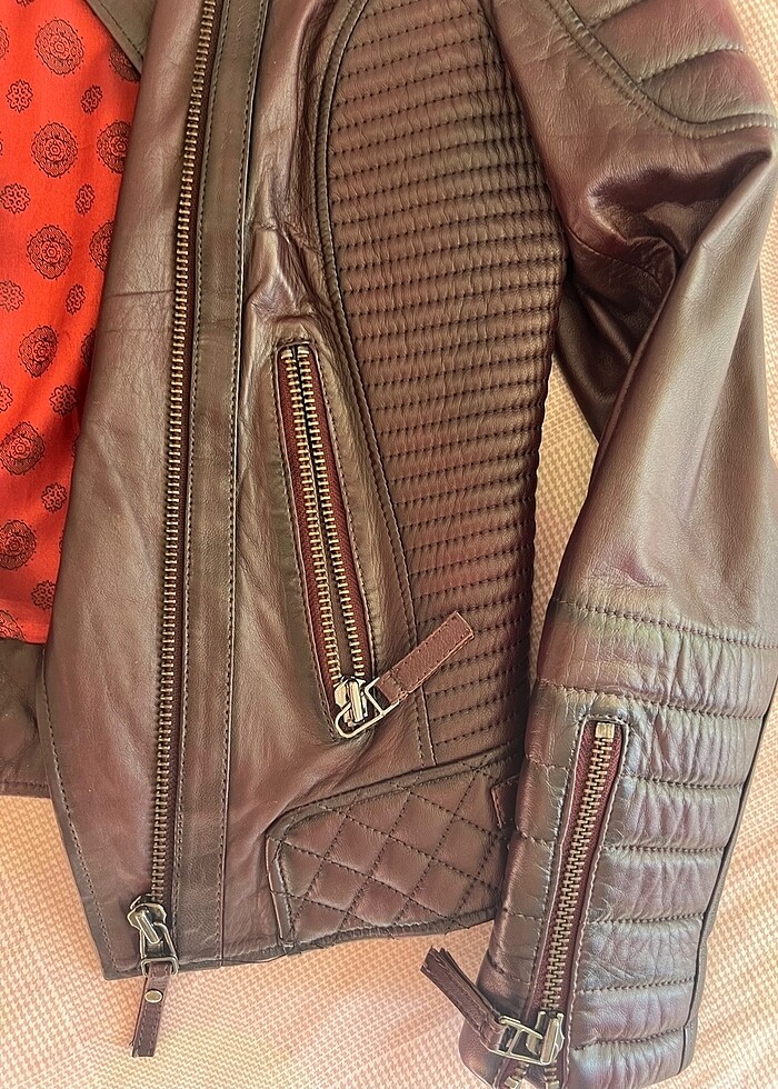 Derimod deri ceket - Görsel 2