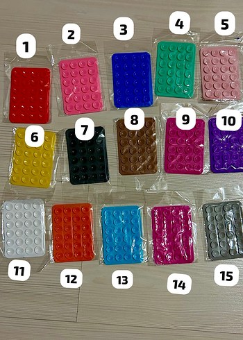 Silikon vakumlu telefon tutucu