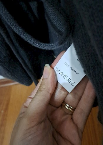 Zara Gri Kuşaklı Midi Yün Kadın Hırka