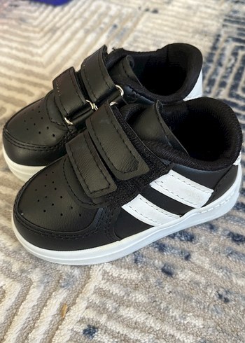 Çift Cırtlı Siyah Erkek Çocuk Spor Ayakkabı - Görsel 2