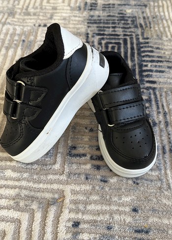 Çift Cırtlı Siyah Erkek Çocuk Spor Ayakkabı - Görsel 5