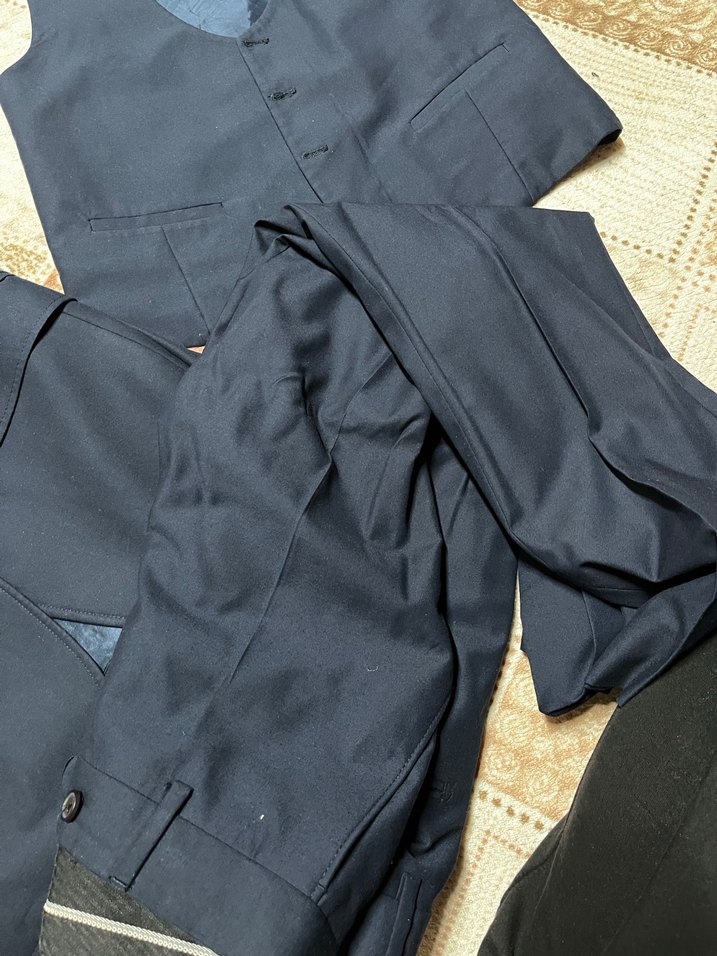 Düğmeli Lacivert Erkek Yelekli takım - Görsel 2