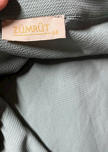 Düğmeli Bej Keten Kadın Gömlek - Görsel 2