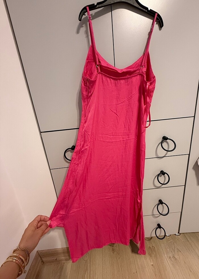 Saten elbise - Görsel 2