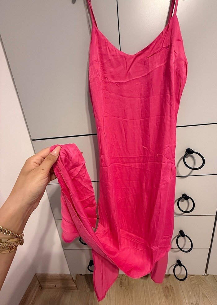 Saten elbise - Görsel 3