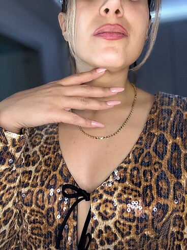 Leopar pullu alt üst takım - Görsel 6