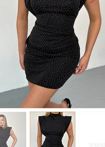 Taşlı elbise - Görsel 5