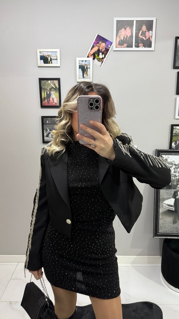 Taşlı elbise - Görsel 2