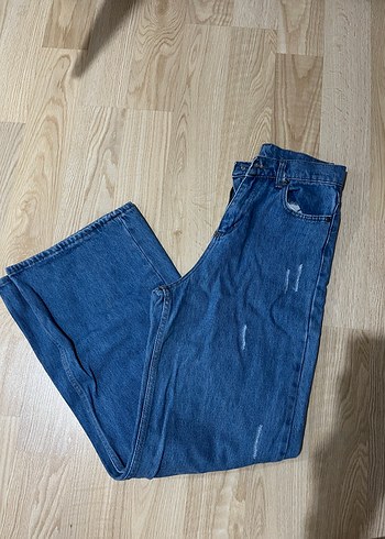 Mavi siyah renkte kot pantolonlar - Görsel 7