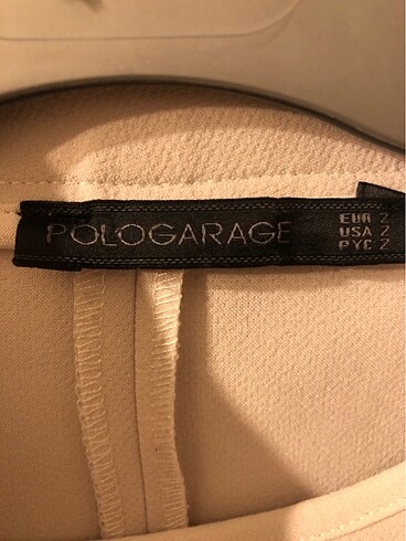 Polo Garage Krem elbise
