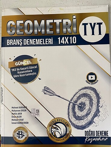 tyt ayt tek kitap bilgi sarmal geometri denemesi güncel