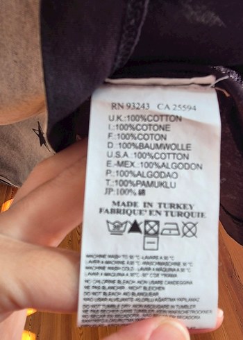 Kahverengi Baskılı İkonik Diesel Tişort - Görsel 4