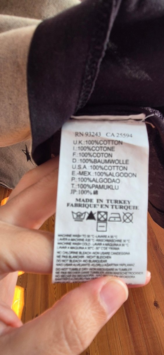 Kahverengi Baskılı İkonik Diesel Tişort - Görsel 4