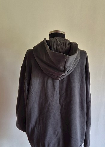 Koyu Gri Chicago Baskılı Fermuarlı Erkek Sweatshirt - Görsel 4