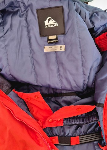 Kırmızı Erkek Çocuk Kapüşonlu Kayak Montu - Görsel 4