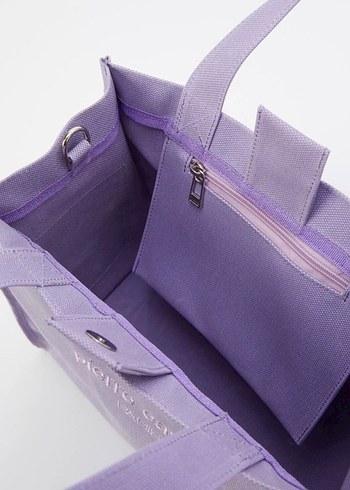 Piere Cardin Lila Kadın Tote Çanta - Görsel 3