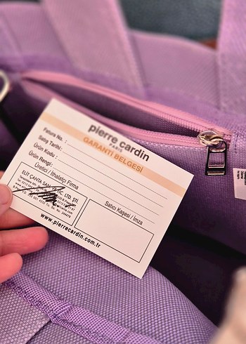 Piere Cardin Lila Kadın Tote Çanta - Görsel 6