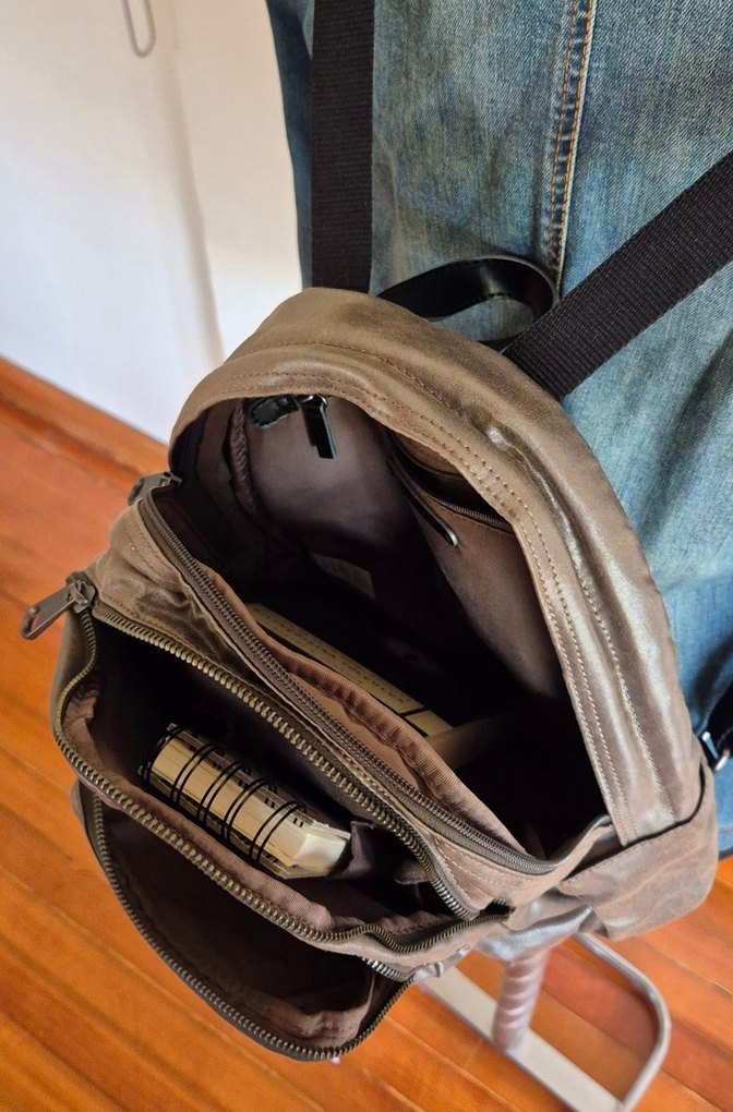 Kipling Deri Kadın Sırt Çantası - Görsel 4