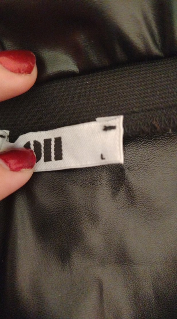 Deri Siyah Mini Etek - Görsel 3