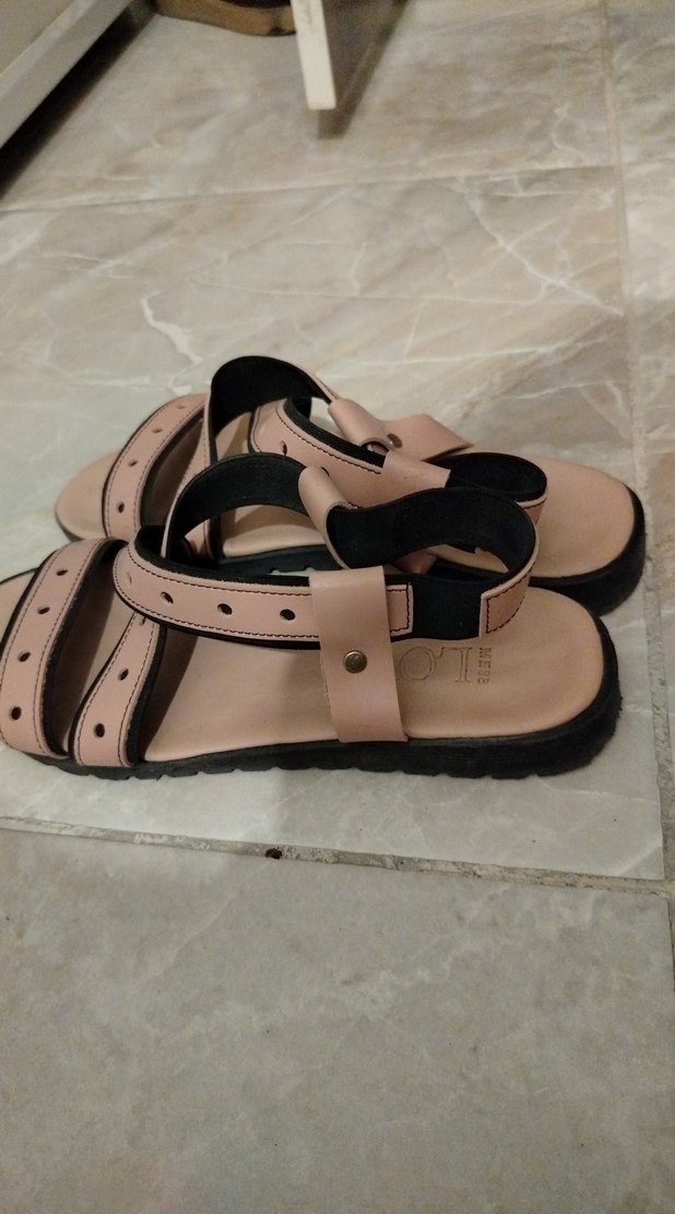 Pembe Dolgu Kadın Sandalet - Görsel 2