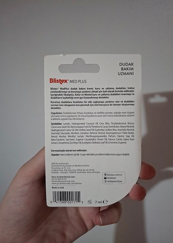 Blistex Medplus Dudak Bakım Kremi - Görsel 4