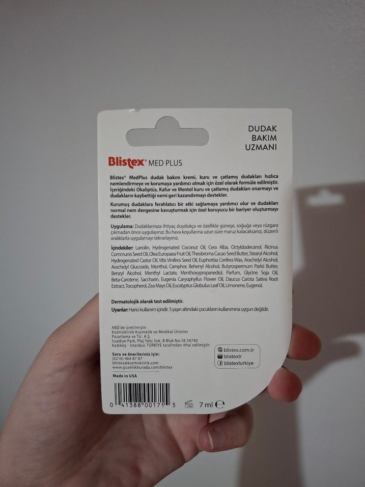 Blistex Medplus Dudak Bakım Kremi - Görsel 4