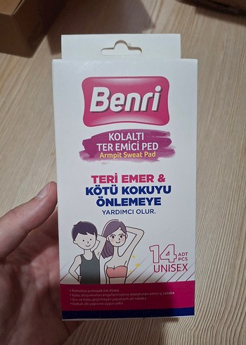 Benri Koltuk Altı Ter Emici Ped 14'lü