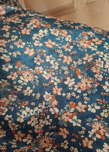 Uzun Kollu Fırfırlı Bohem Elbise - Görsel 10