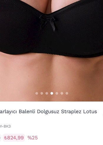 SIFIR ETİKETLİ PENTİ LOTUS SÜTYEN - Görsel 6