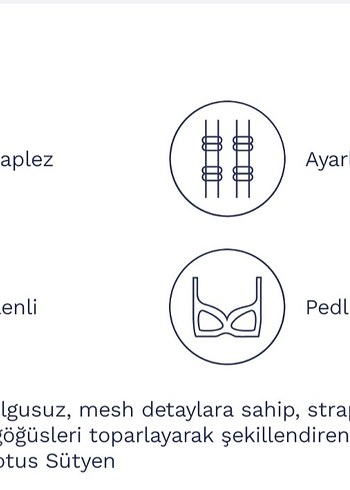 SIFIR ETİKETLİ PENTİ LOTUS SÜTYEN - Görsel 7