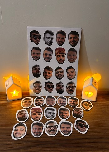 10 adet Kişiye Özel Parti Çubuğu - Cupcake Süslemeleri - Görsel 2