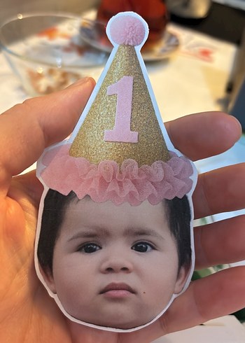 10 adet Kişiye Özel Parti Çubuğu - Cupcake Süslemeleri - Görsel 3