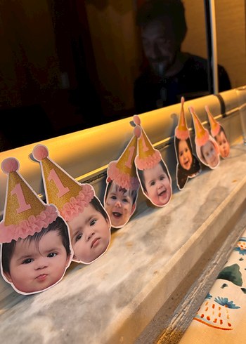 10 adet Kişiye Özel Parti Çubuğu - Cupcake Süslemeleri - Görsel 4